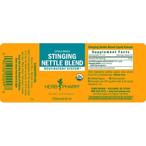 Herb Pharm Stinging Nettle Blend Liquid Extract - 1 Ounce DNETT01