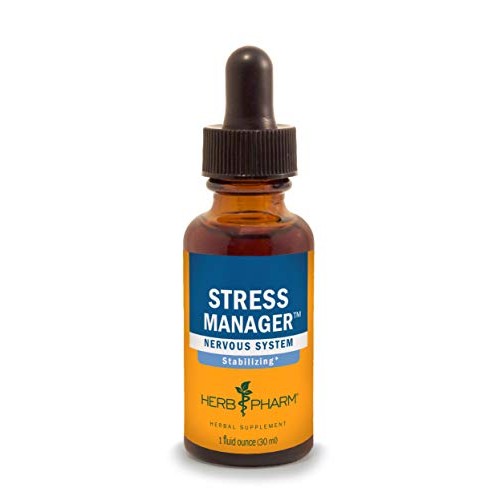 Herb Pharm Stress Manager Herbal Formula with Rhodiola and Holy B...