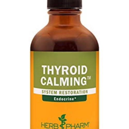 Herb Pharm Thyroid Calming Herbal Formula for Endocrine System Su...