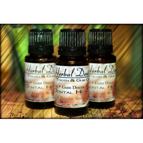 3 Pack Herbal Dentist Tooth & Gum Oil - #1 Treatment for Gum Dise...