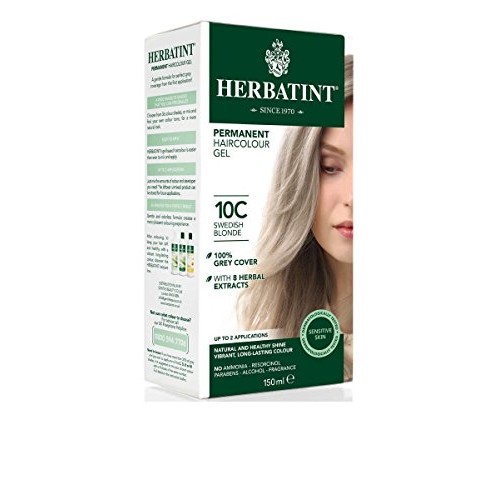 Herbatint 150 ml Number 10C Swedish Blonde Permanent Herbal Hair ...