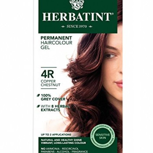 Herbatint 4R Permanent Herbal Copper Chestnut Haircolor Gel Kit -...
