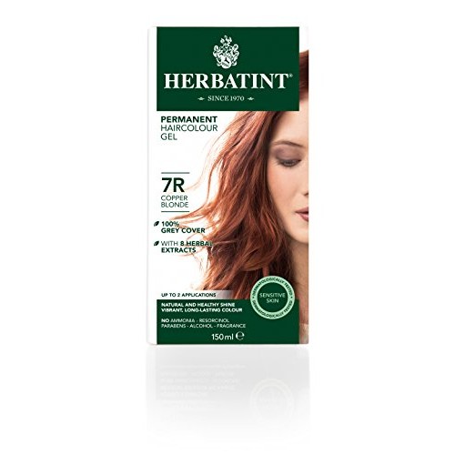 Herbatint 7R Permanent Herbal Copper Blonde Haircolor Gel Kit - 3...