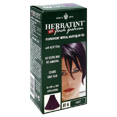Herbatint Flash Fashion Permanent Herbal Haircolor Gel, Violet FF...