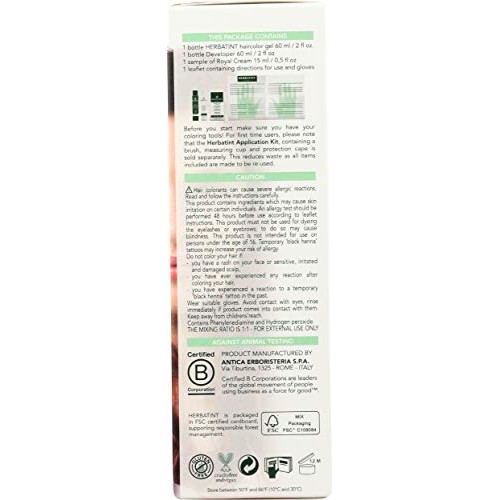 Herbatint, Hair Color Flash Henna Red, 4.56 Fl Oz