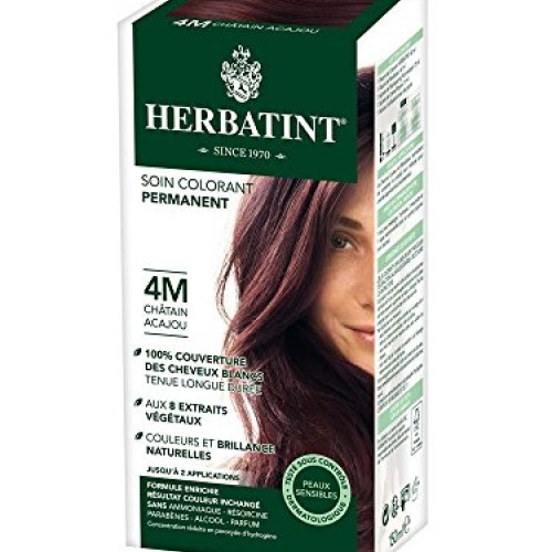 Herbatint Italian Herbal Hair Color Gel w/ Gray Coverage - Mahogo...