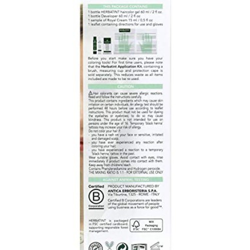 Herbatint, Permanent Haircolor Gel FF5 HT00305, FLASH FASHION SAN...