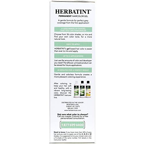 Herbatint, Permanent Haircolor Gel FF5 HT00305, FLASH FASHION SAN...