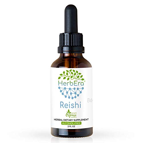 Reishi B60 Alcohol-Free Herbal Extract Tincture, Super-Concentrat...
