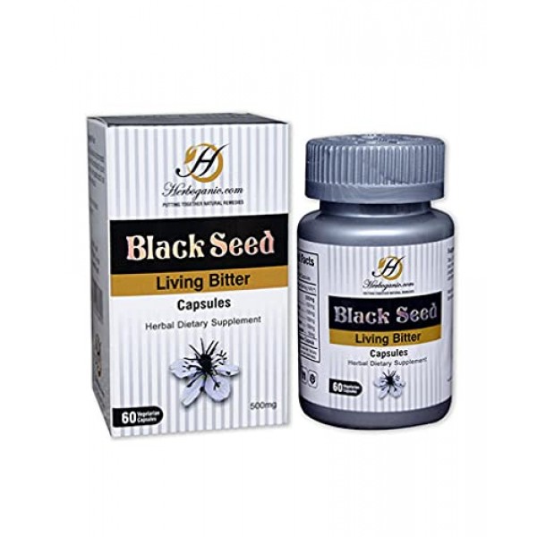 Black Seed Living Bitter 60 Capsules – Super Antioxidant, Anti In...