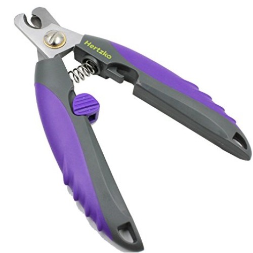 Dog Nail clippers for Large Dogs By Hertzko, Cat Nail Clipper wit...