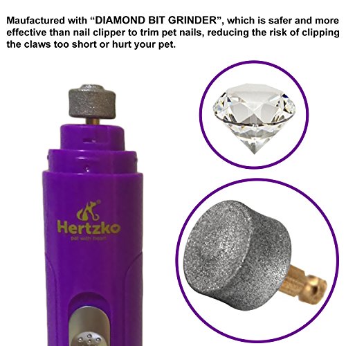 Electric Dog Nail Grinder by Hertzko – Gentle, Painless Paws Groo...