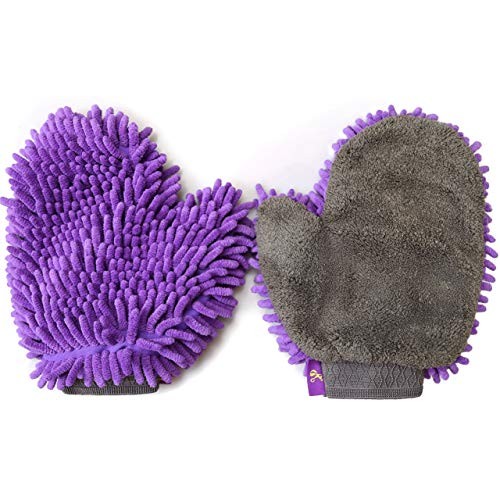 HERTZKO 2 Pack Pet Drying Towel Mitt Ultra Absorbent - Great for ...