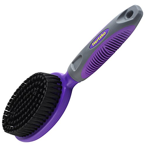 HERTZKO Bristle Brush for Dogs and Cats with Long or Short Hair -...