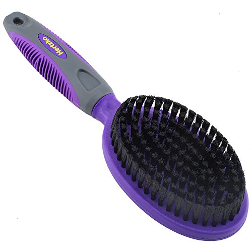HERTZKO Bristle Brush for Dogs and Cats with Long or Short Hair -...