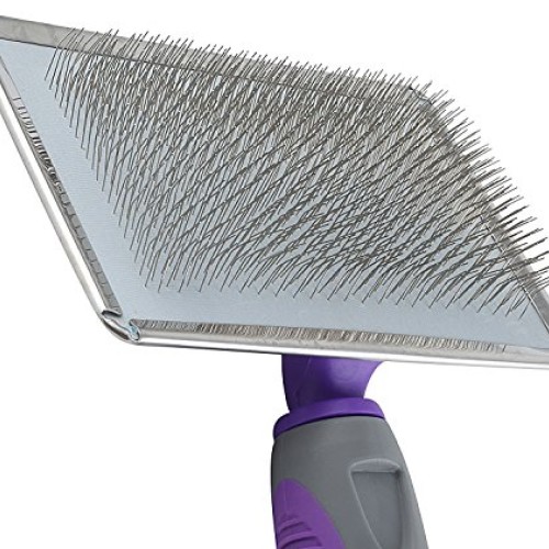 HERTZKO Slicker Brush for Dogs and Cats Pet Grooming Dematting Br...