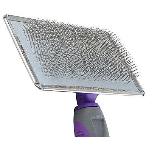 HERTZKO Slicker Brush for Dogs and Cats Pet Grooming Dematting Br...