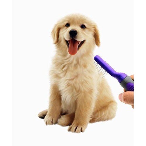 Mat Remover by Hertzko – Grooming Comb Suitable for Dogs, Cats, S...