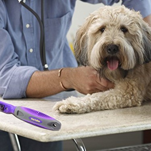 Mat Remover by Hertzko – Grooming Comb Suitable for Dogs, Cats, S...