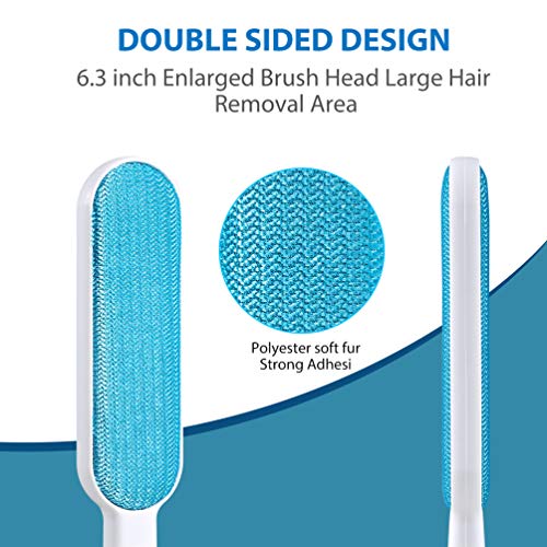 HESLAND Pet Hair Remover, Dog Cat Hair Remover with Self-Cleaning...