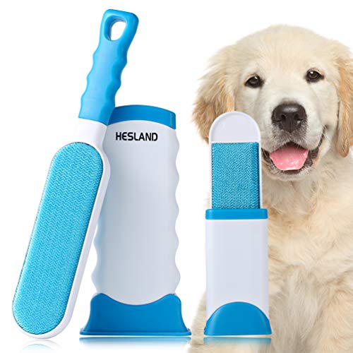 HESLAND Pet Hair Remover, Dog Cat Hair Remover with Self-Cleaning...