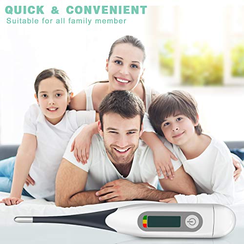 Hestiasko Thermometer for Adults - Oral Thermometer for Fever, Di...