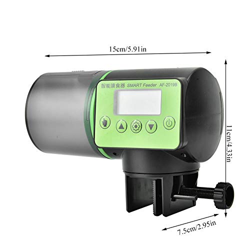 Hffheer Automatic Fish Feeder Aquarium Smart Feeder Auto Fish Foo...