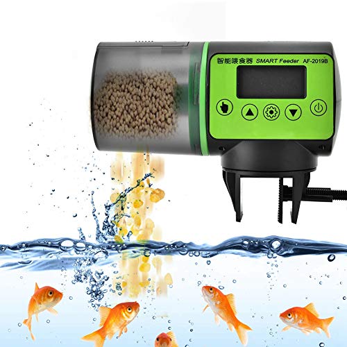 Hffheer Automatic Fish Feeder Aquarium Smart Feeder Auto Fish Foo...