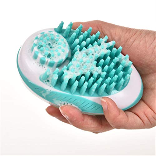 HHOSBFSS 2 Sets of Purple/Green Good Use of Pet Supplies Pet Brus...
