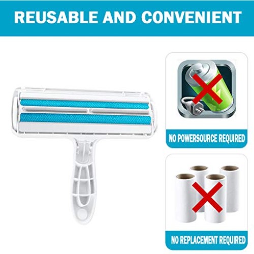 Hicaseer Pet Hair Remover Roller,Cat and Dog Hair Remover, Effici...