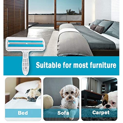 Hicaseer Pet Hair Remover Roller,Cat and Dog Hair Remover, Effici...