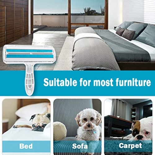 Hicaseer Pet Hair Remover Roller,Cat and Dog Hair Remover, Effici...