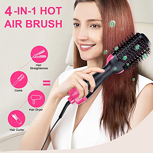 Blow Dryer Brush, Hieha Professional 4 in 1 One Step Hair Dryer a...