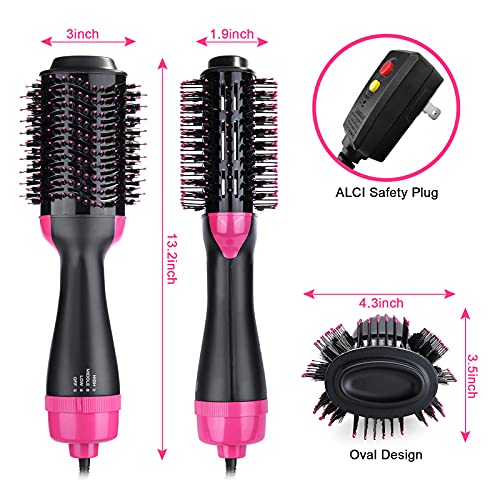 Blow Dryer Brush, Hieha Professional 4 in 1 One Step Hair Dryer a...