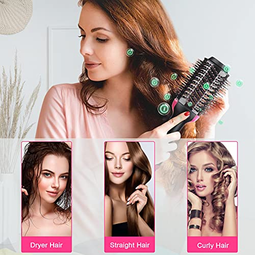 Blow Dryer Brush, Hieha Professional 4 in 1 One Step Hair Dryer a...