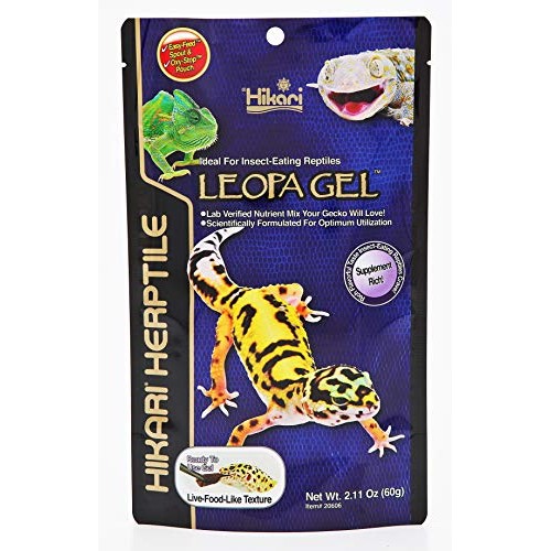 Hikari LeopaGel Food for Insect-Eating Reptiles, 2.11 oz 60g