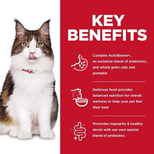 Hills Science Diet Adult Cat Dry Perfect Digestion, Chicken, Bro...