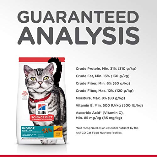 Hills Science Diet Adult Indoor Cat Food, Chicken Recipe Dry Cat...