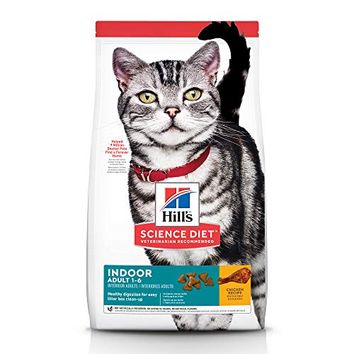 Hills Science Diet Adult Indoor Cat Food, Chicken Recipe Dry Cat...