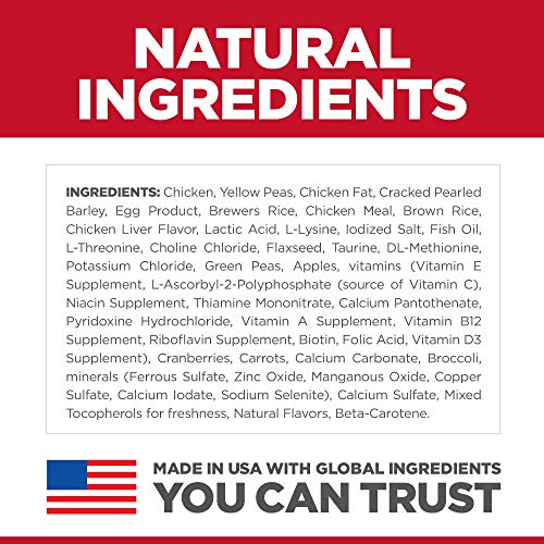 Hills Science Diet Adult No Corn, Wheat or Soy Dry Cat Food, Chi...