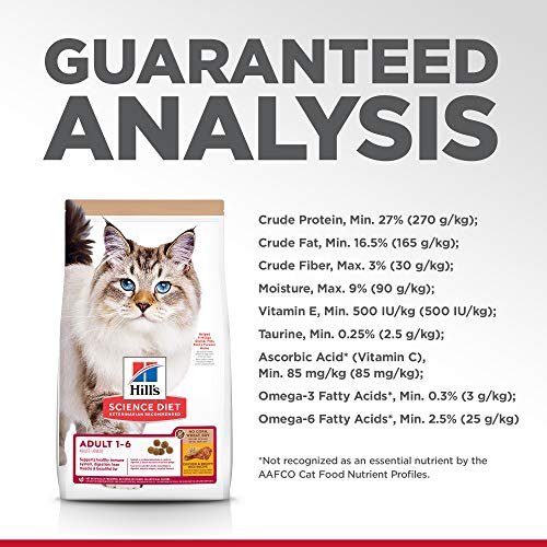 Hills Science Diet Adult No Corn, Wheat or Soy Dry Cat Food, Chi...