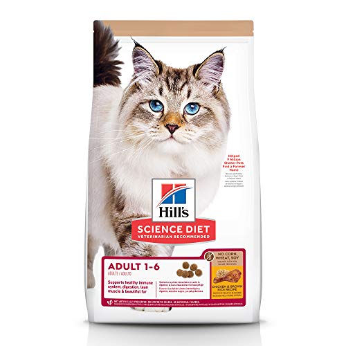 Hills Science Diet Adult No Corn, Wheat or Soy Dry Cat Food, Chi...