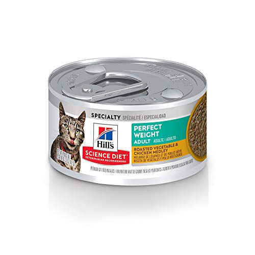 Hills Science Diet Canned Wet Cat Food, Adult, Perfect Weight fo...