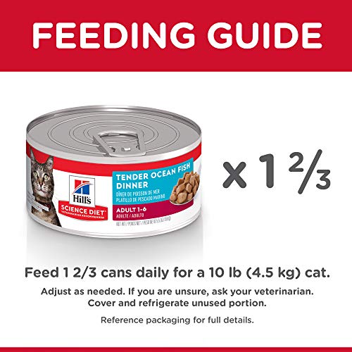 Hills Science Diet Canned Wet Cat Food, Adult, Tender Chunks & G...