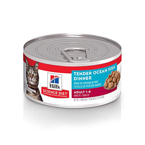 Hills Science Diet Canned Wet Cat Food, Adult, Tender Chunks & G...