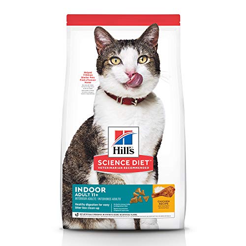 Hills Science Diet Dry Cat Food, Adult 11+, Indoor, Chicken Reci...