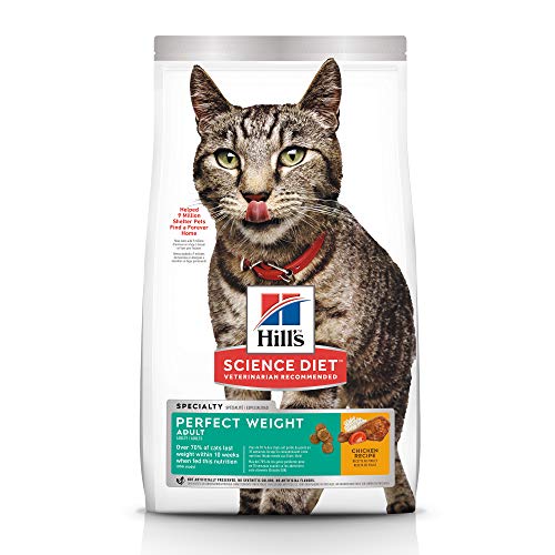 Hills Science Diet Dry Cat Food, Adult, Perfect Weight for Healt...