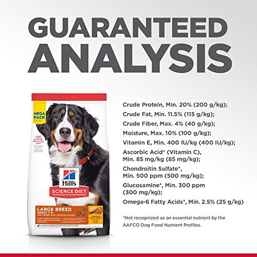 Hills Science Diet Dry Dog Food, Adult, Large Breed, Chicken & B...