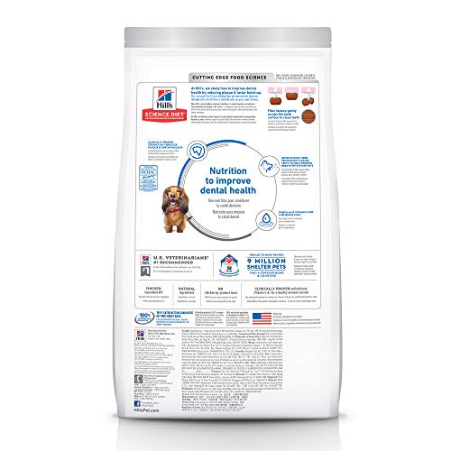 Hills Science Diet Dry Dog Food, Adult, Oral Care, Chicken, Rice...