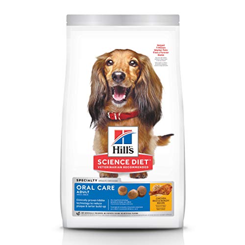 Hills Science Diet Dry Dog Food, Adult, Oral Care, Chicken, Rice...